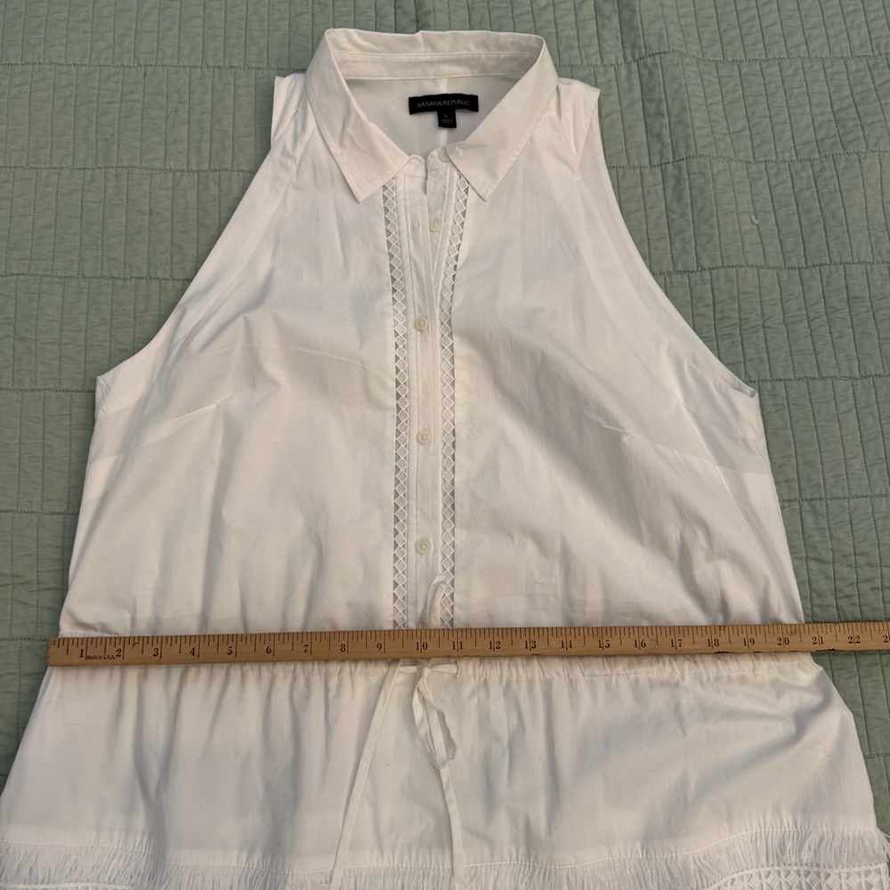 Banana Republic White Halter Mini Dress - Picture 12 of 13